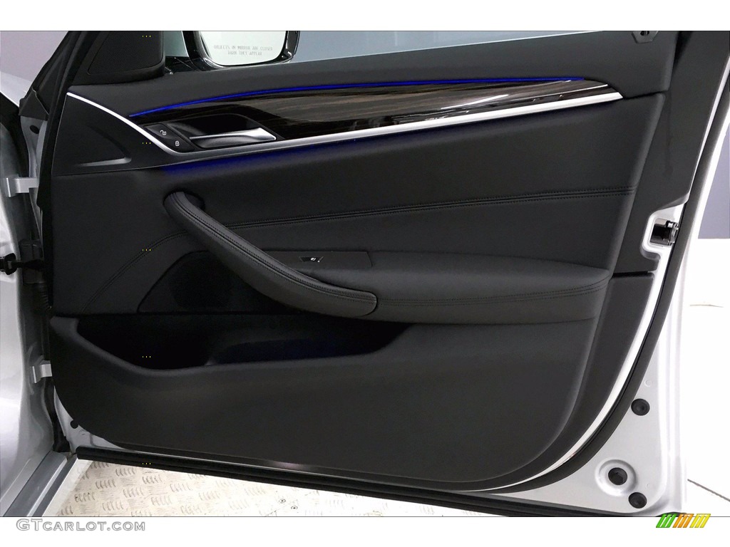 2020 5 Series 530i Sedan - Glacier Silver Metallic / Black photo #23