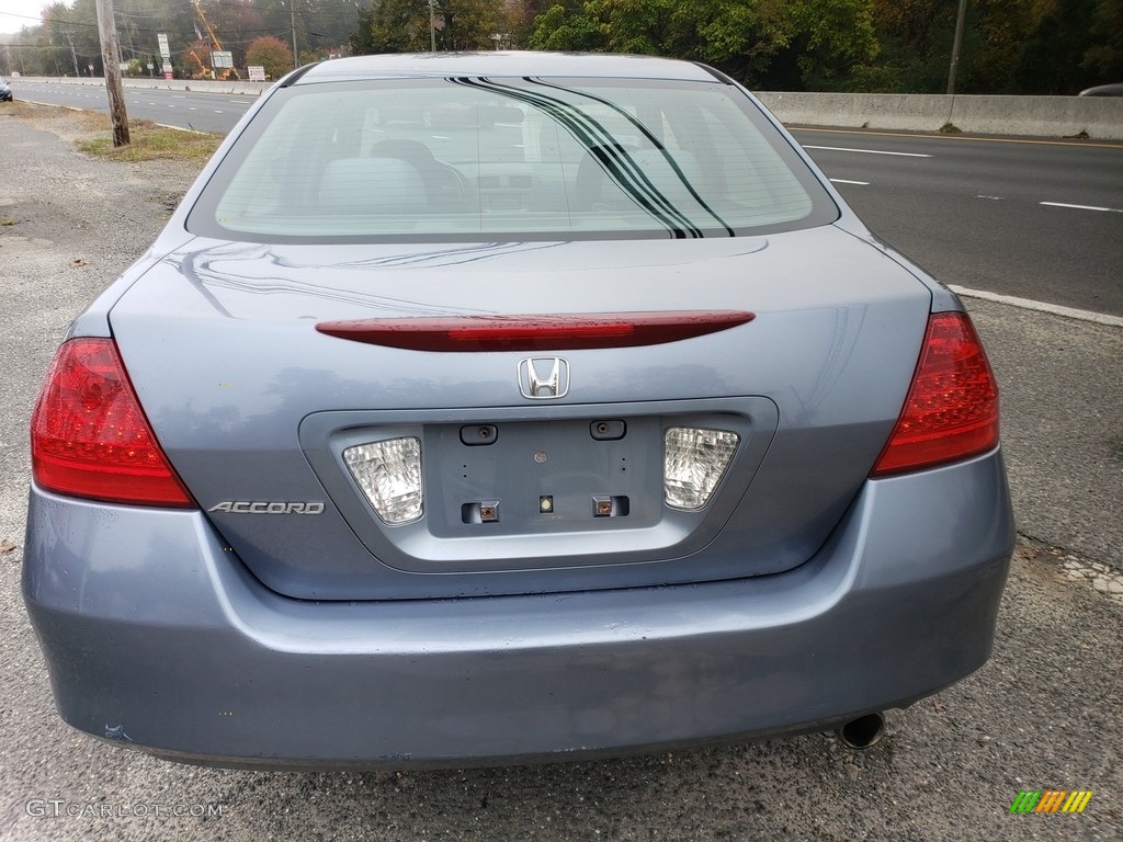 2007 Accord LX Sedan - Cool Blue Metallic / Ivory photo #6