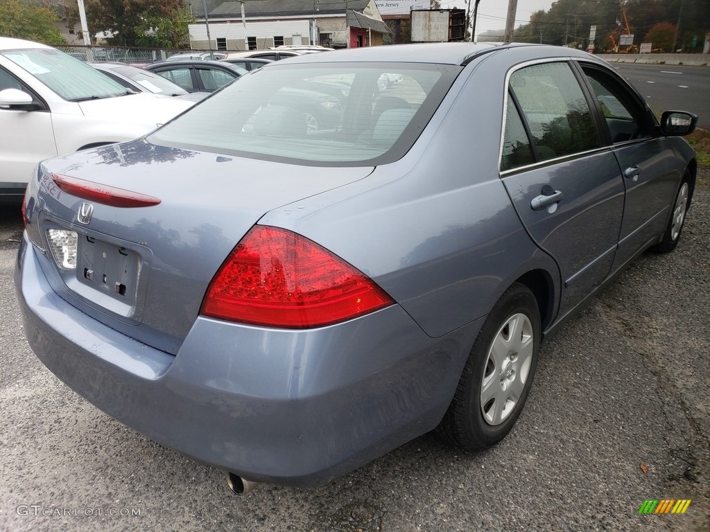 2007 Accord LX Sedan - Cool Blue Metallic / Ivory photo #7