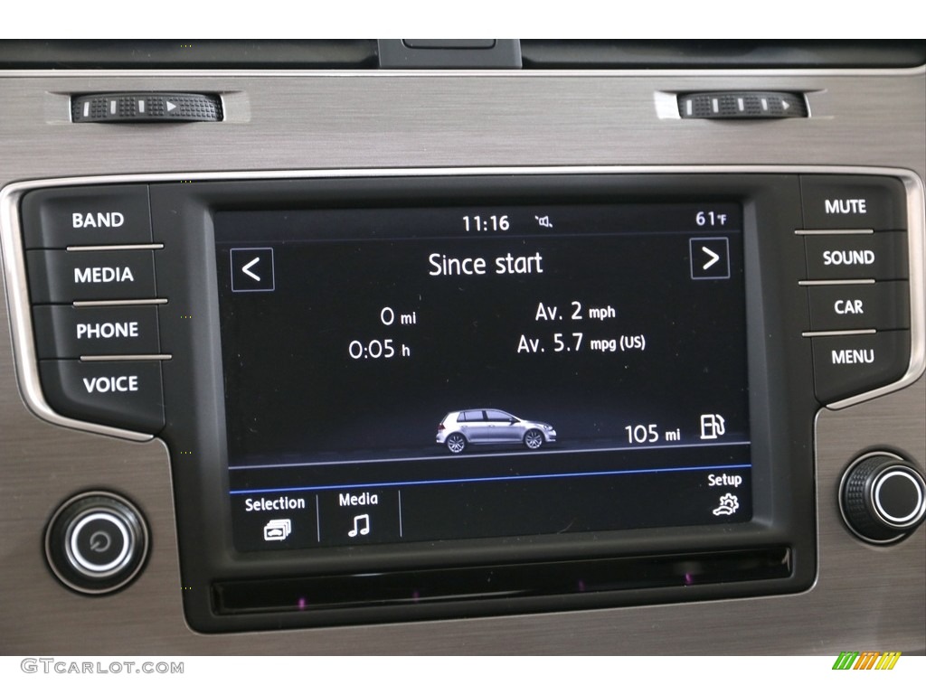 2017 Golf 4 Door 1.8T Wolfsburg - Black / Titan Black photo #16