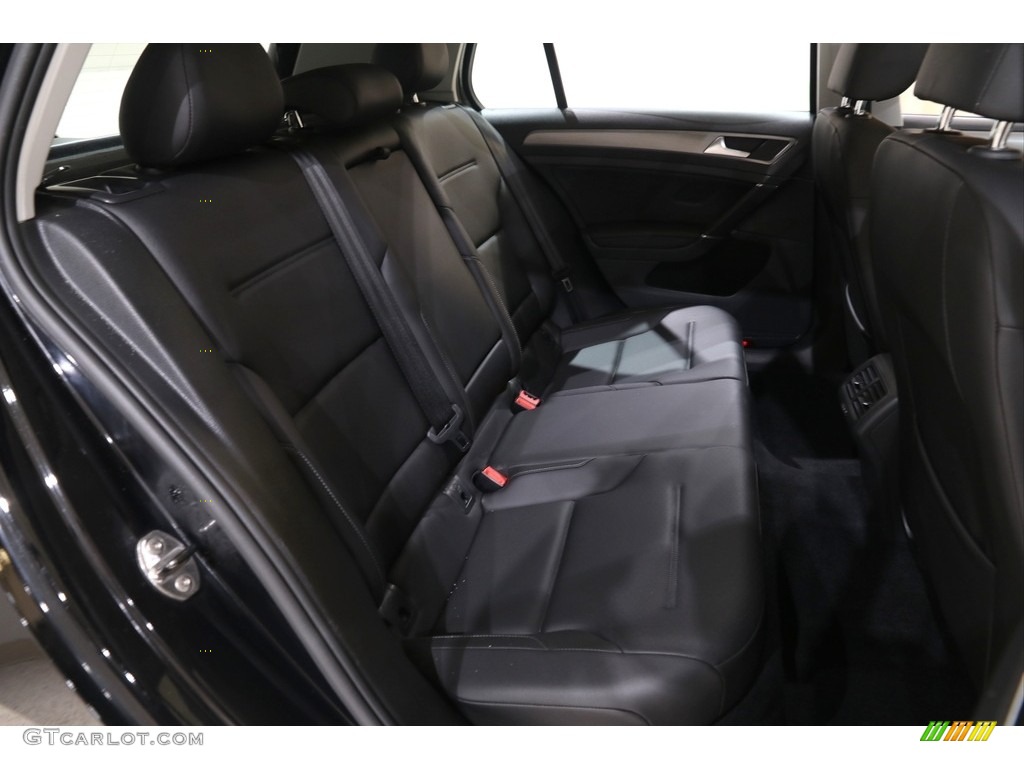 2017 Golf 4 Door 1.8T Wolfsburg - Black / Titan Black photo #22