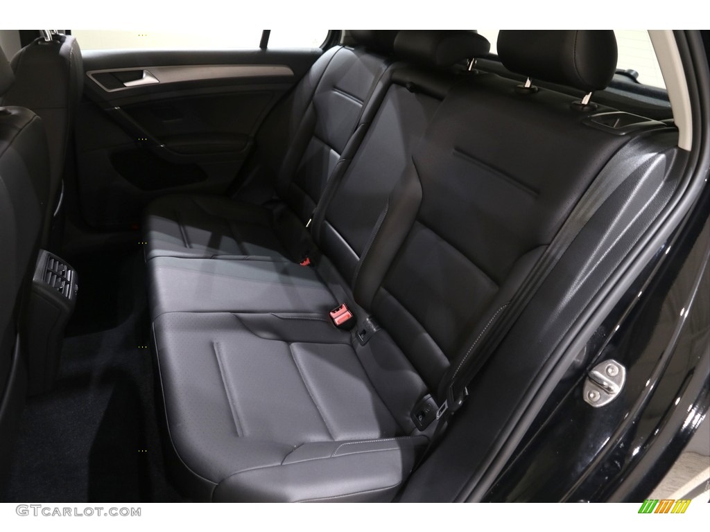 2017 Golf 4 Door 1.8T Wolfsburg - Black / Titan Black photo #23