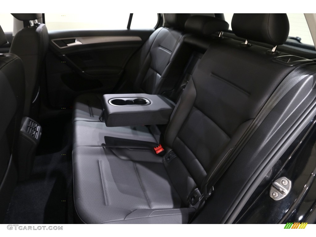 2017 Golf 4 Door 1.8T Wolfsburg - Black / Titan Black photo #24