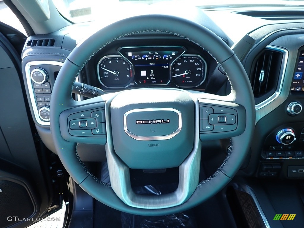 2021 GMC Sierra 1500 Denali CabonPro Crew Cab 4WD Steering Wheel Photos