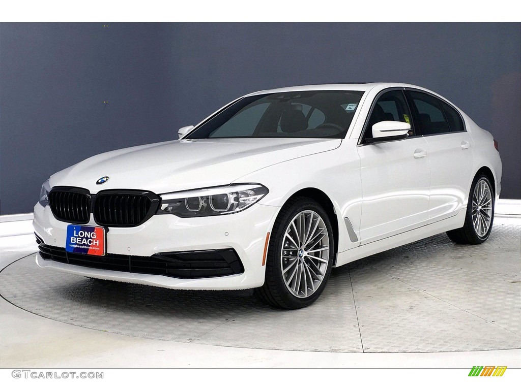 2020 5 Series 530i Sedan - Alpine White / Black photo #12