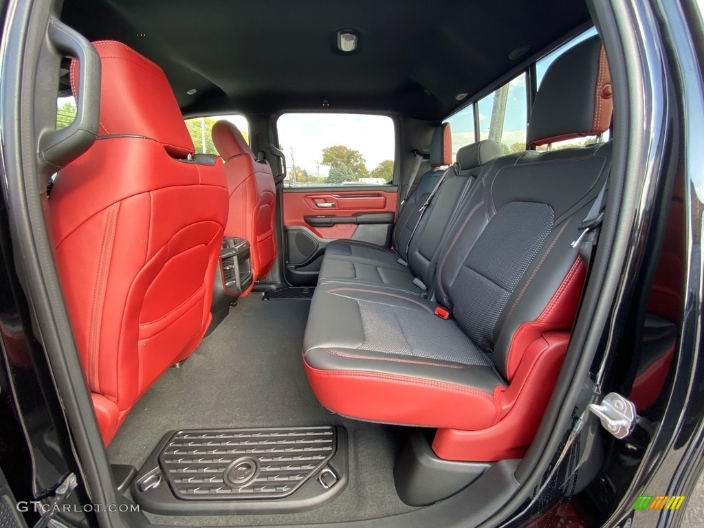 2021 Ram 1500 Rebel Crew Cab 4x4 Rear Seat Photo #139961347