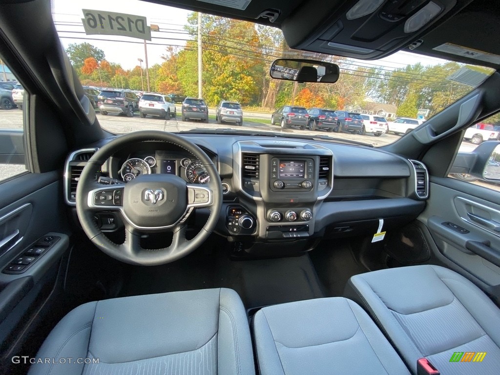 Diesel Gray/Black Interior 2021 Ram 1500 Big Horn Quad Cab 4x4 Photo #139961623