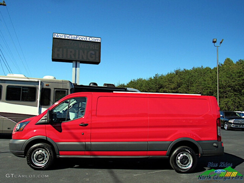 Vermillion Red 2015 Ford Transit Van 350 LR Long Exterior Photo #139961839