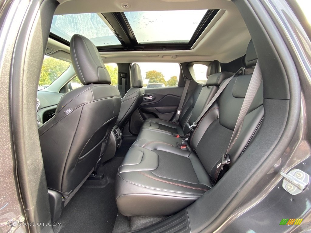 Black Interior 2021 Jeep Cherokee Traihawk 4x4 Photo #139961866