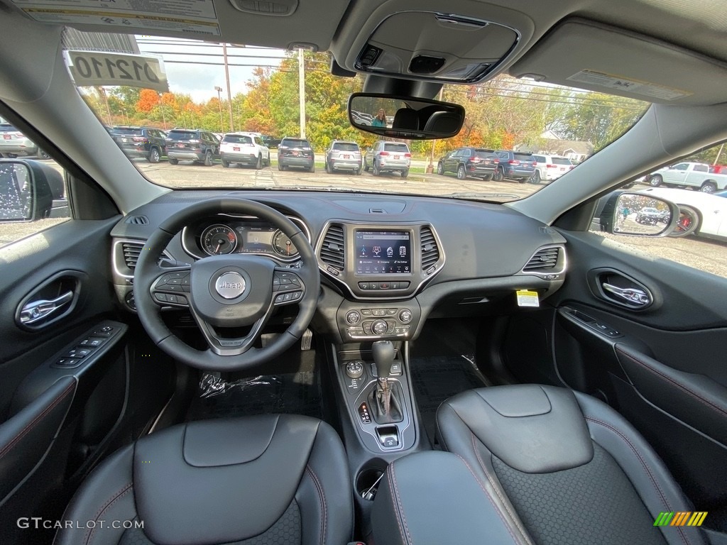 2021 Jeep Cherokee Traihawk 4x4 Black Dashboard Photo #139961887