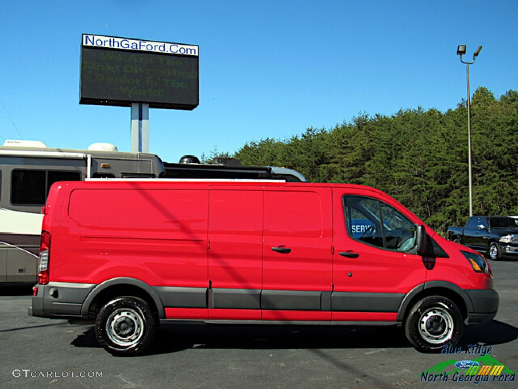 Vermillion Red 2015 Ford Transit Van 350 LR Long Exterior Photo #139961956