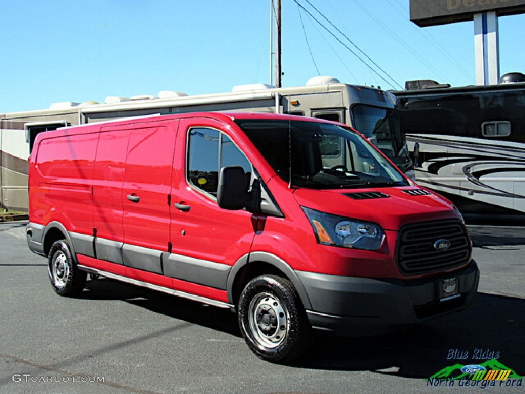 Vermillion Red 2015 Ford Transit Van 350 LR Long Exterior Photo #139961980