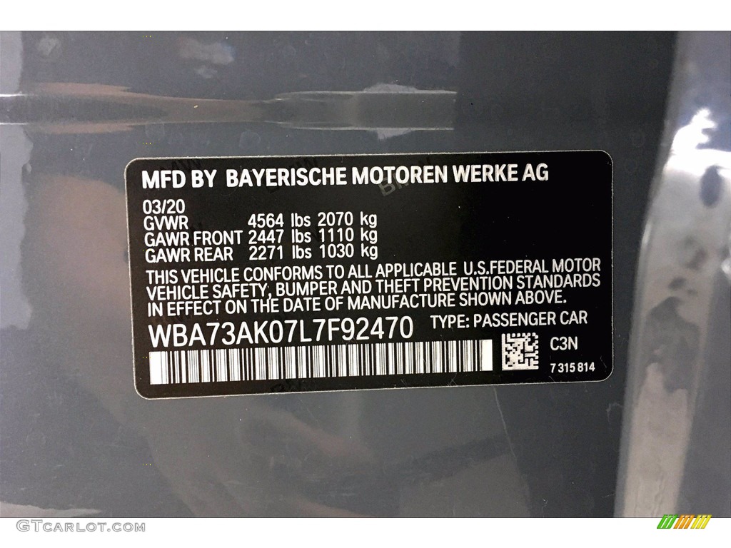 2020 2 Series 228i xDrive Gran Coupe - Storm Bay Metallic / Black photo #36
