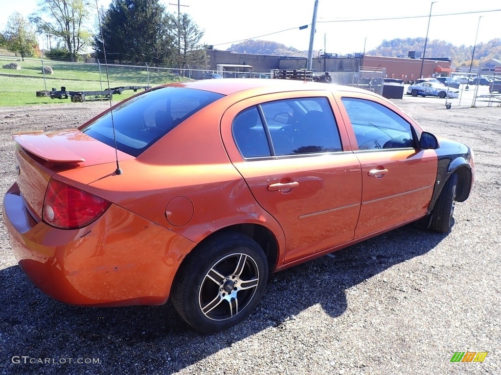 2007 Cobalt LT Sedan - Sunburst Orange Metallic / Gray photo #12