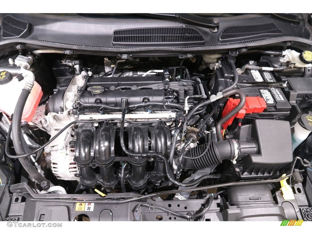 2017 Fiesta SE Sedan - Magnetic / Charcoal Black photo #16