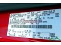 E4: Vermillion Red 2015 Ford Transit Van 350 LR Long Color Code