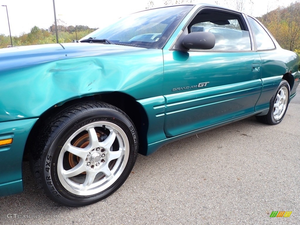 1996 Grand Am GT Coupe - Medium Green Blue Metallic / Pewter photo #6