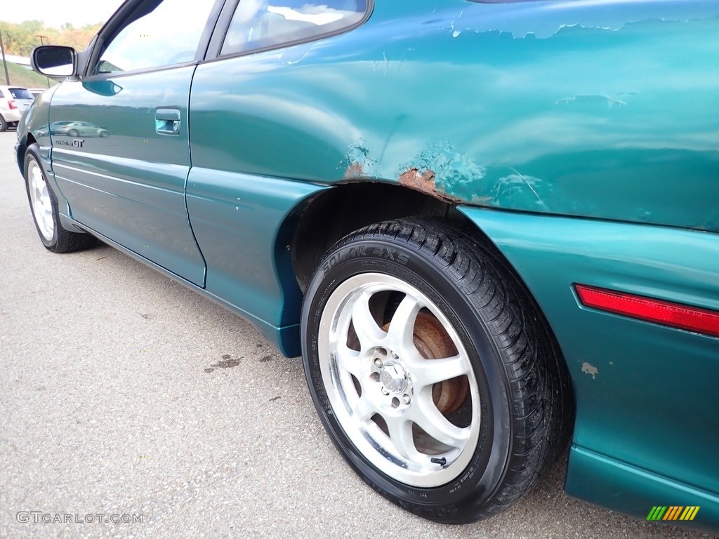 1996 Grand Am GT Coupe - Medium Green Blue Metallic / Pewter photo #8