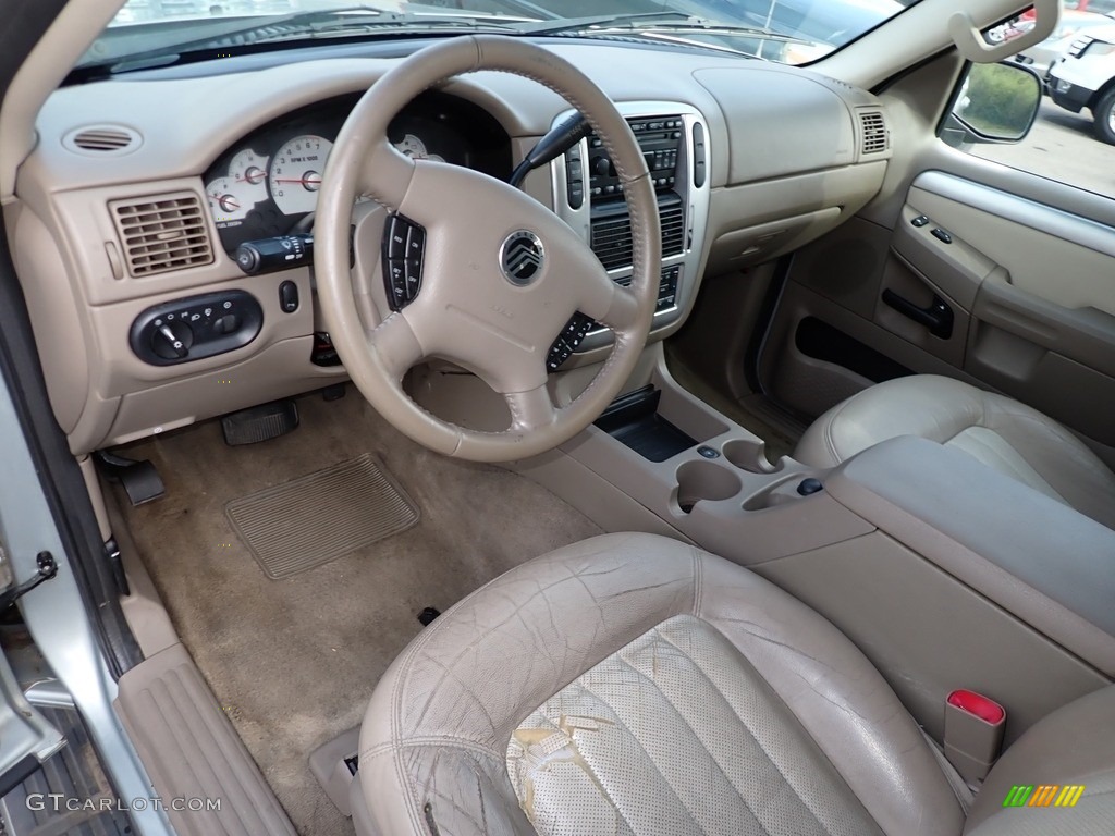 2005 Mountaineer V6 AWD - Silver Birch Metallic / Medium Dark Parchment photo #14