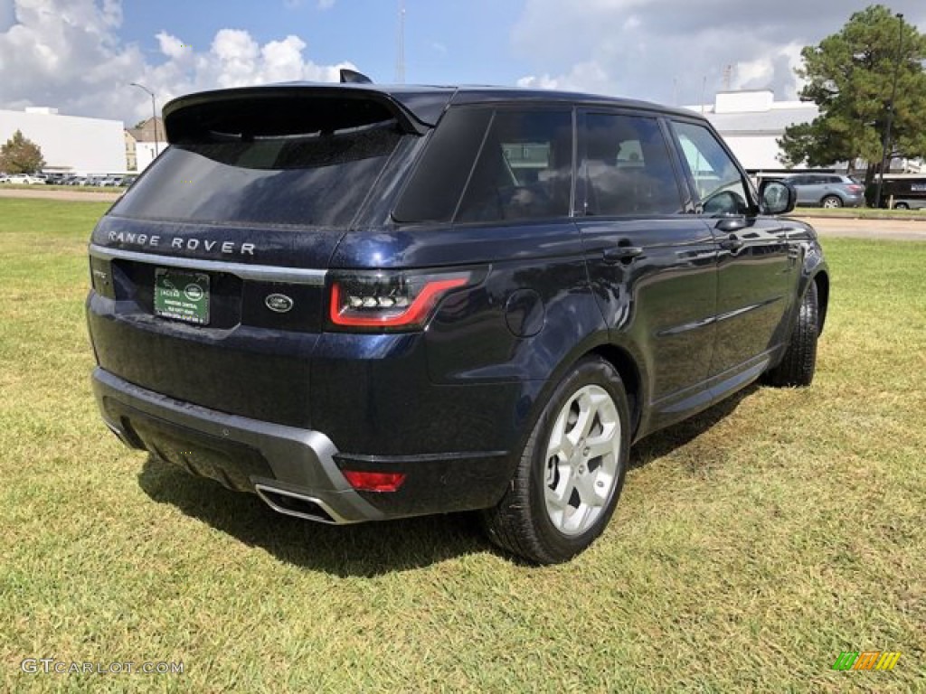 2020 Range Rover Sport HSE - Portofino Blue Metallic / Almond/Espresso photo #2