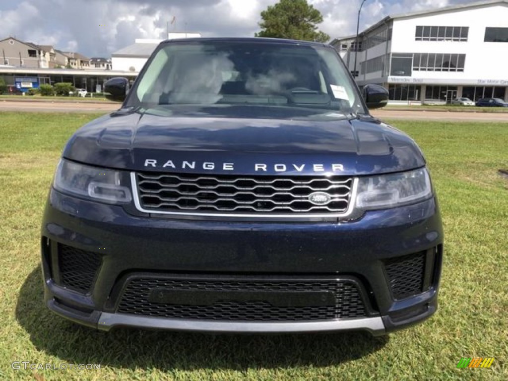 2020 Range Rover Sport HSE - Portofino Blue Metallic / Almond/Espresso photo #7