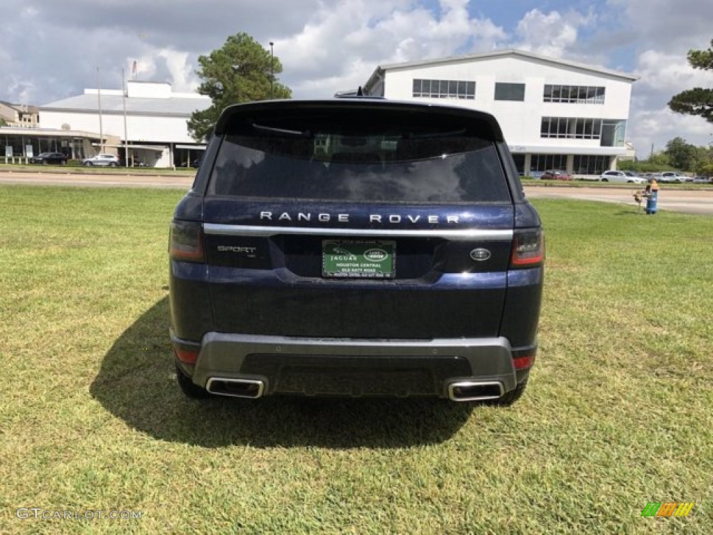2020 Range Rover Sport HSE - Portofino Blue Metallic / Almond/Espresso photo #8