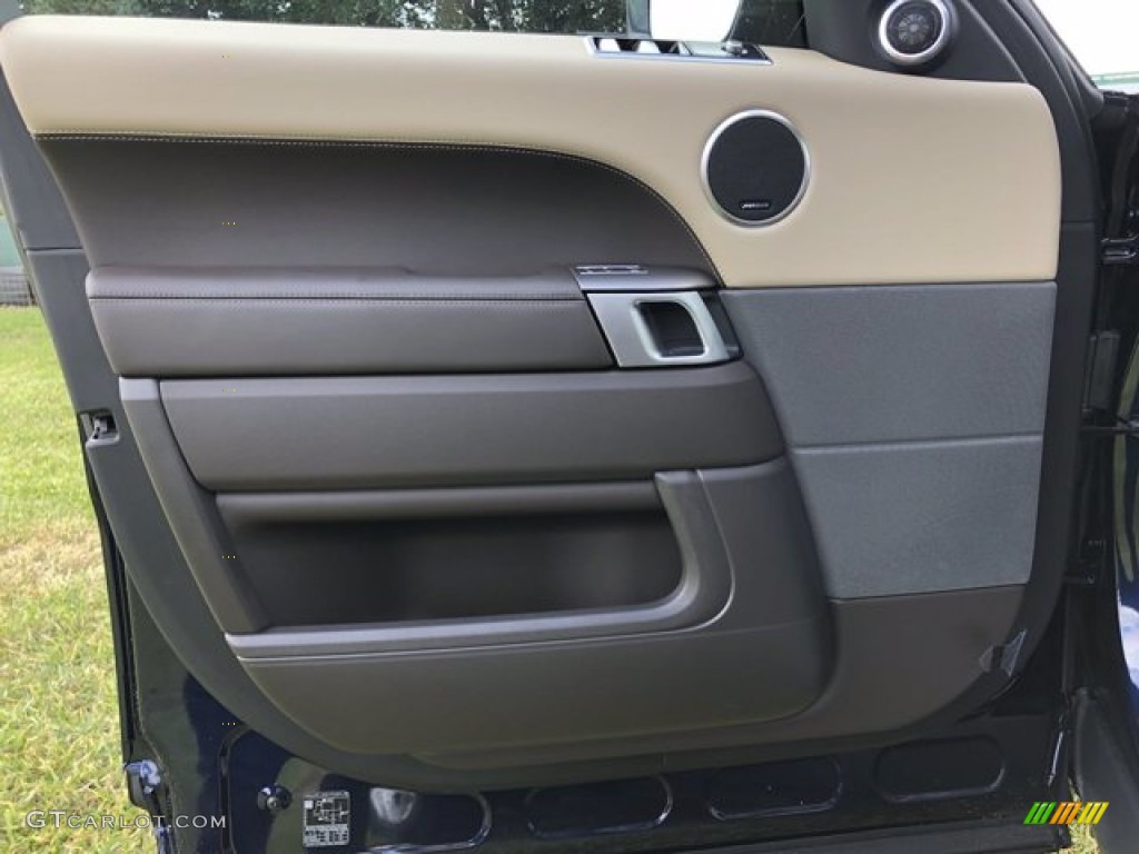 2020 Range Rover Sport HSE - Portofino Blue Metallic / Almond/Espresso photo #13