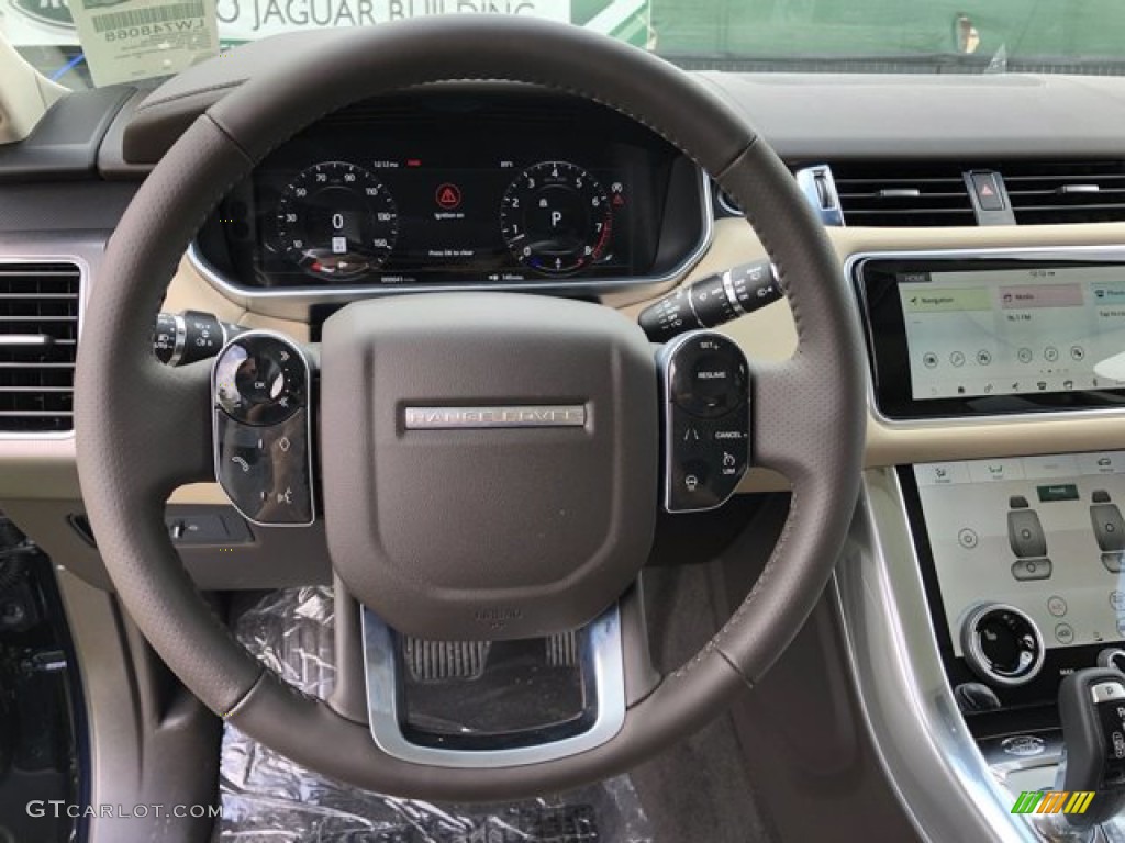 2020 Range Rover Sport HSE - Portofino Blue Metallic / Almond/Espresso photo #19