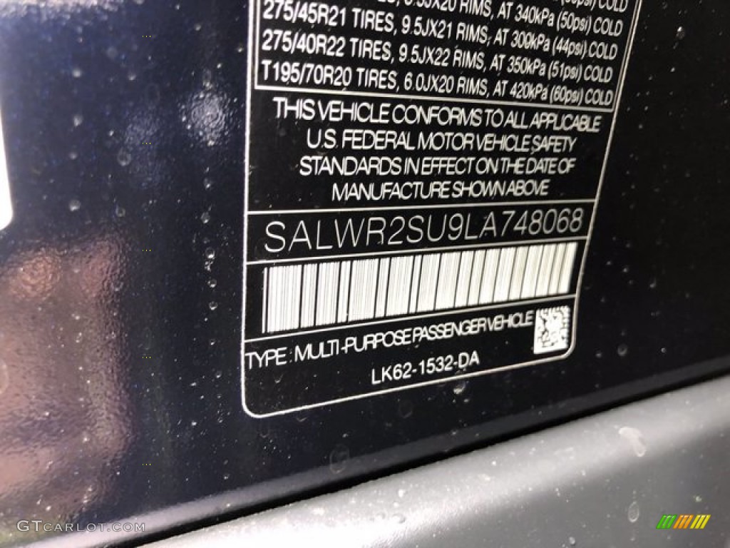 2020 Range Rover Sport HSE - Portofino Blue Metallic / Almond/Espresso photo #33