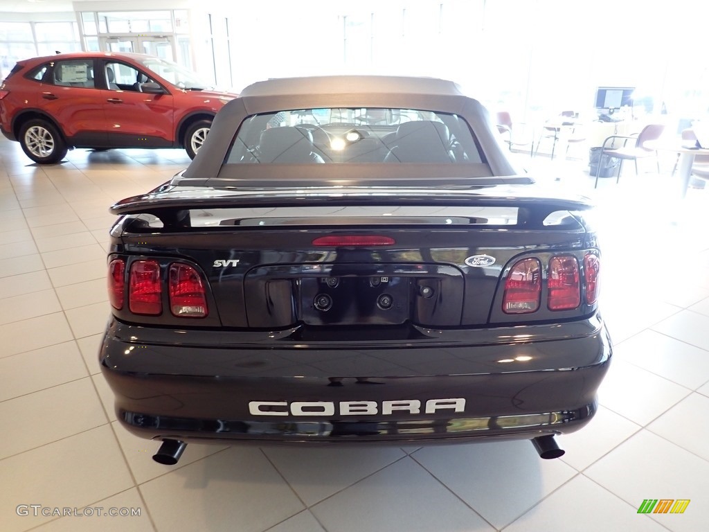 1996 Mustang SVT Cobra Convertible - Black / Black photo #3