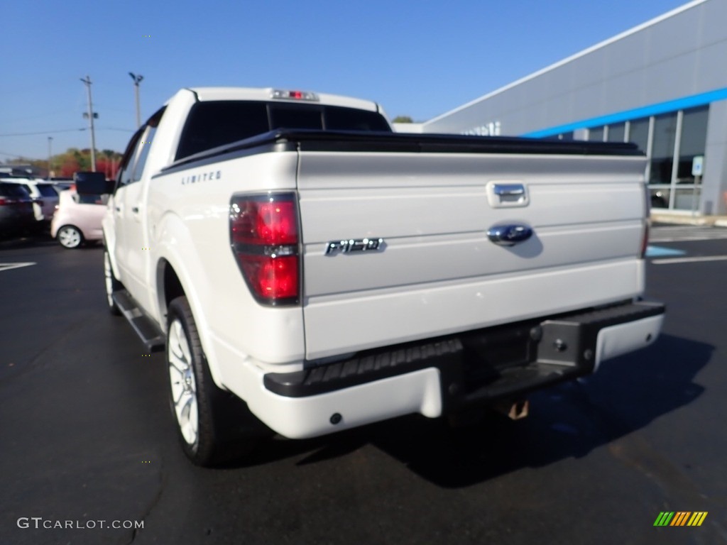 2011 F150 Lariat SuperCrew 4x4 - White Platinum Metallic Tri-Coat / Steel Gray/Black photo #5