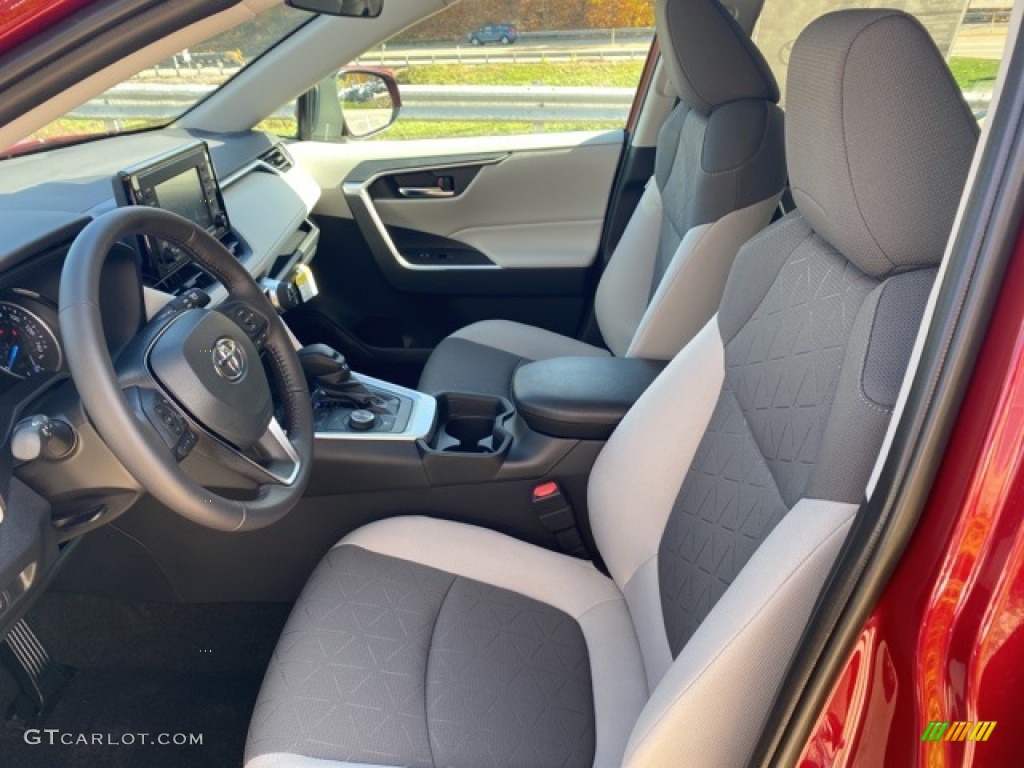 Light Gray Interior 2021 Toyota RAV4 XLE AWD Hybrid Photo #139965592