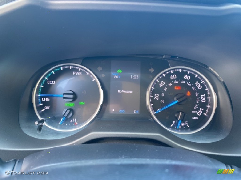 2021 Toyota RAV4 XLE AWD Hybrid Gauges Photo #139965628