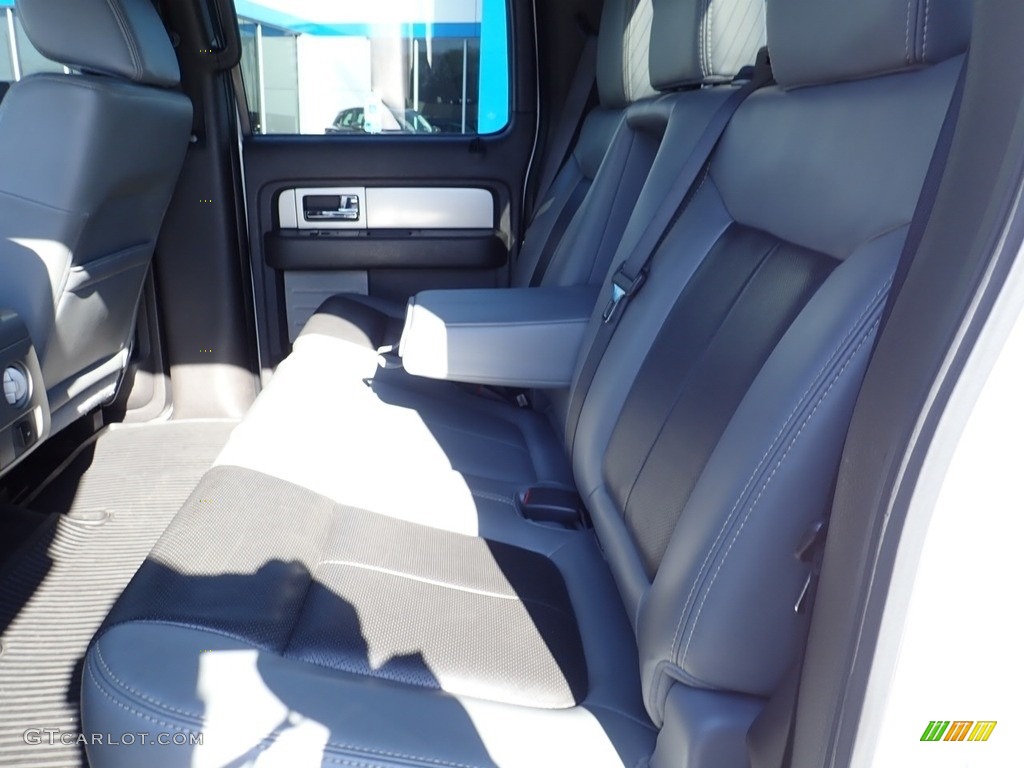 2011 F150 Lariat SuperCrew 4x4 - White Platinum Metallic Tri-Coat / Steel Gray/Black photo #19