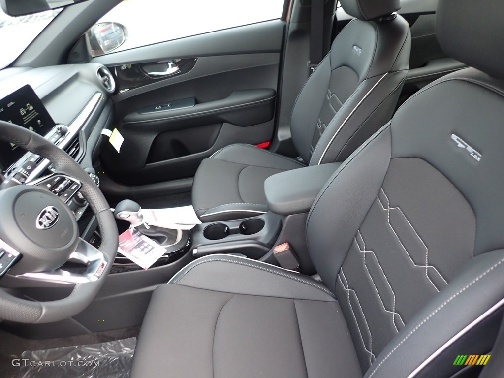 Black Interior 2021 Kia Forte GT-Line Photo #139965865