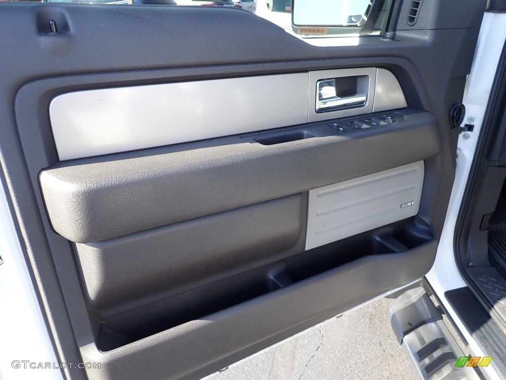 2011 F150 Lariat SuperCrew 4x4 - White Platinum Metallic Tri-Coat / Steel Gray/Black photo #21