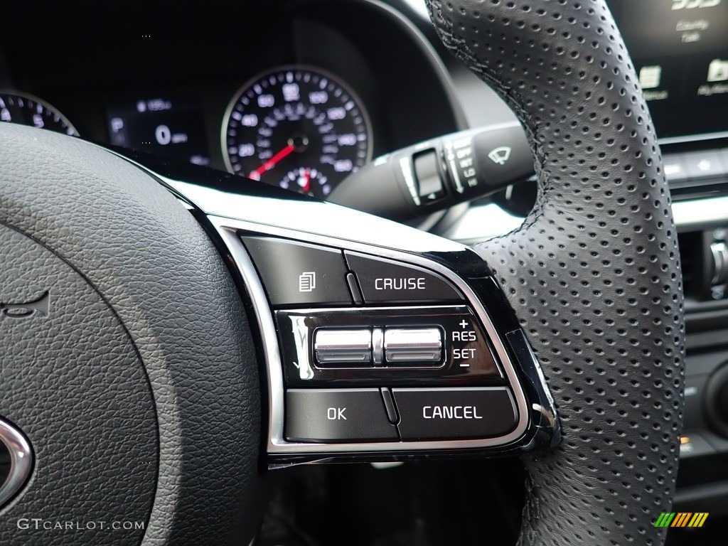 2021 Kia Forte GT-Line Black Steering Wheel Photo #139965943