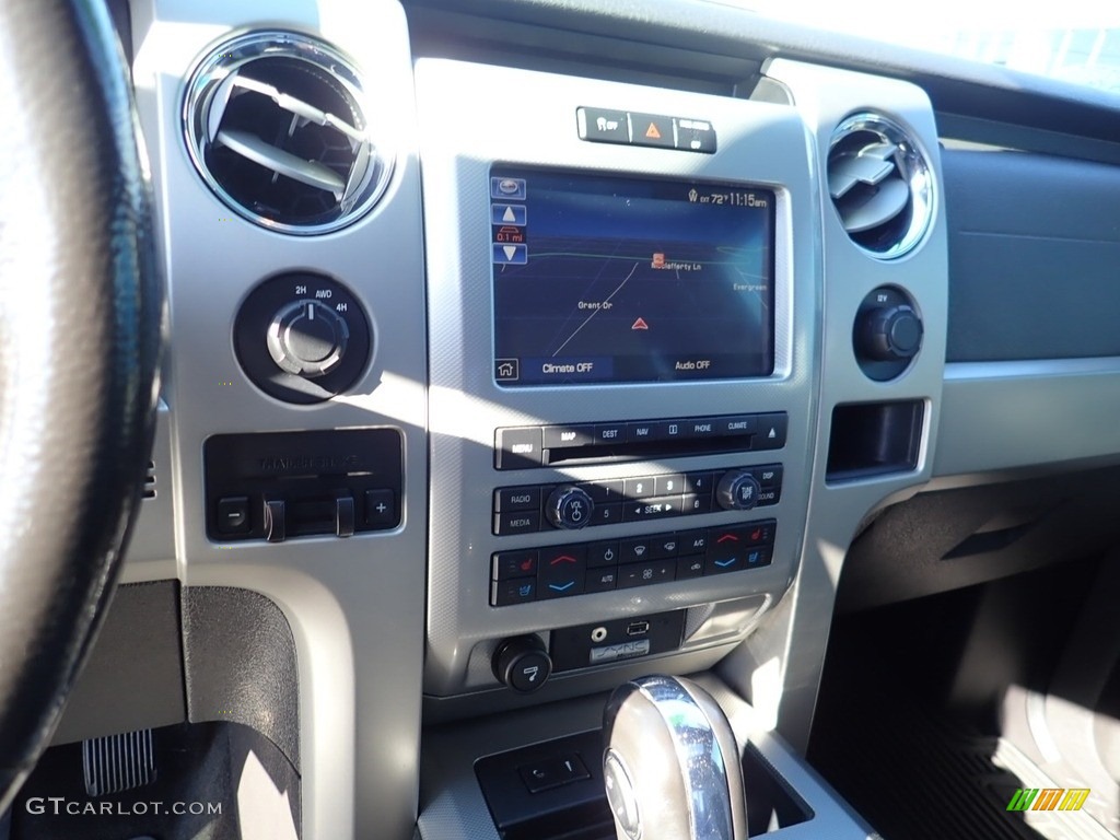 2011 F150 Lariat SuperCrew 4x4 - White Platinum Metallic Tri-Coat / Steel Gray/Black photo #26