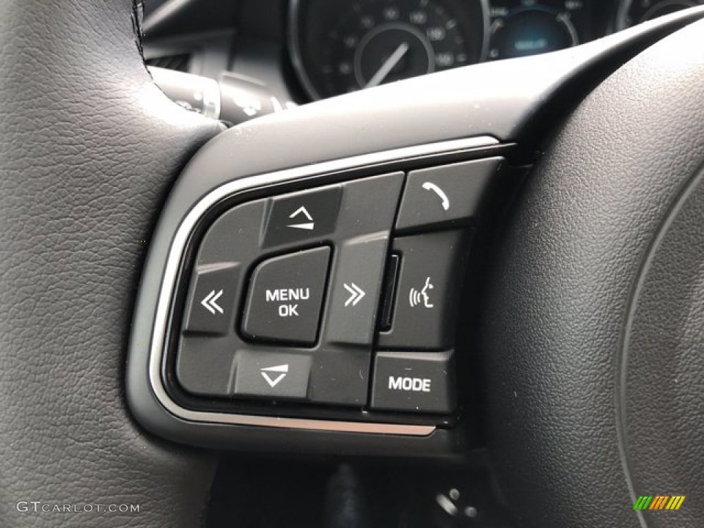 2020 Jaguar E-PACE Standard E-PACE Model Ebony Steering Wheel Photo #139965967