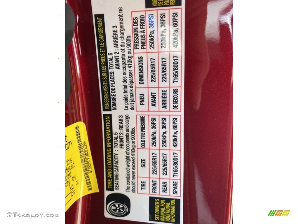2021 Toyota RAV4 XLE AWD Hybrid Info Tag Photo #139966057