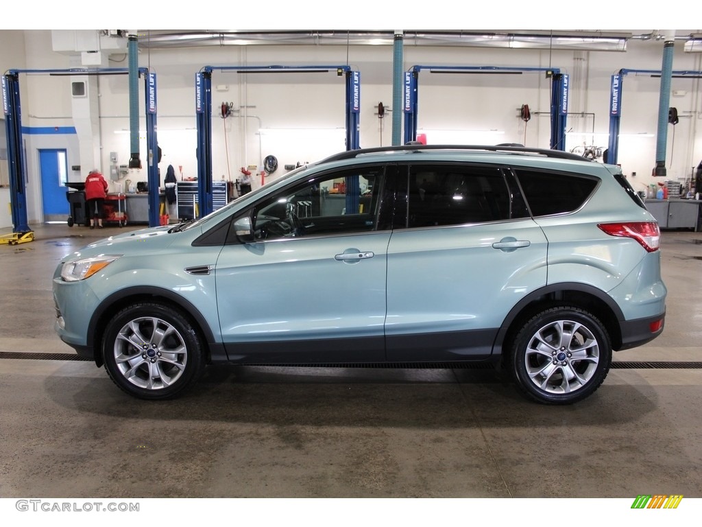 2013 Escape SEL 2.0L EcoBoost 4WD - Frosted Glass Metallic / Charcoal Black photo #8