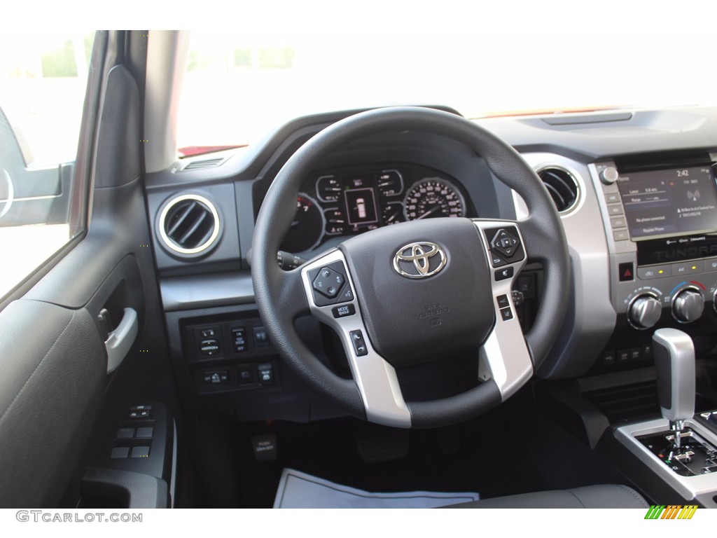 2021 Toyota Tundra SR5 CrewMax Graphite Steering Wheel Photo #139966270