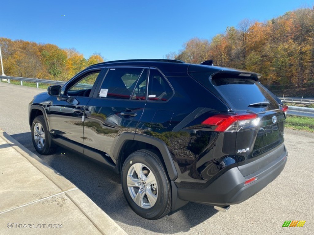 2021 RAV4 XLE AWD Hybrid - Midnight Black Metallic / Black photo #2