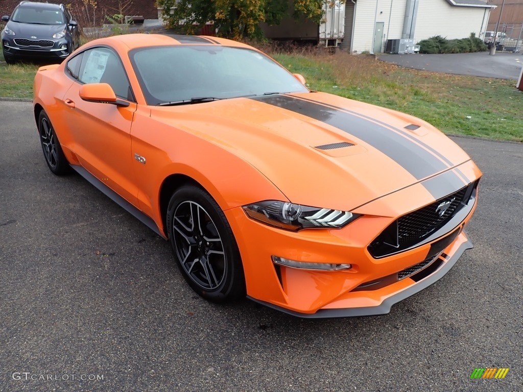 Twister Orange 2020 Ford Mustang GT Fastback Exterior Photo #139966645