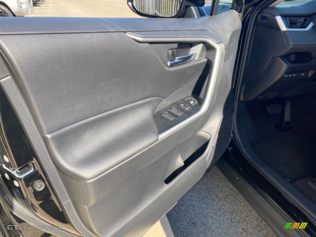 2021 RAV4 XLE AWD Hybrid - Midnight Black Metallic / Black photo #20