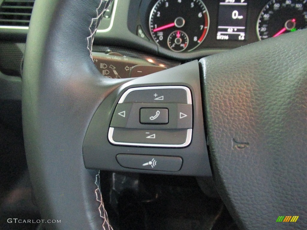 2014 Volkswagen Passat 1.8T Sport Sport Black/Gray Steering Wheel Photo #139967968