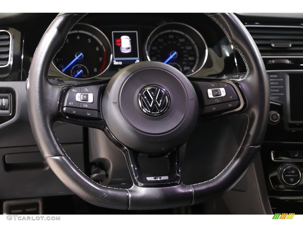 2017 Volkswagen Golf R 4Motion w/DCC. Nav. Black Steering Wheel Photo #139968145