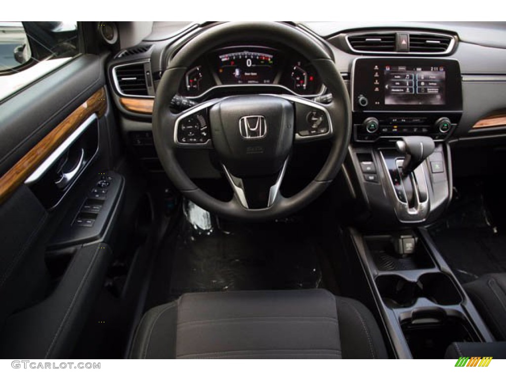 Black Interior 2018 Honda CR-V EX Photo #139969171