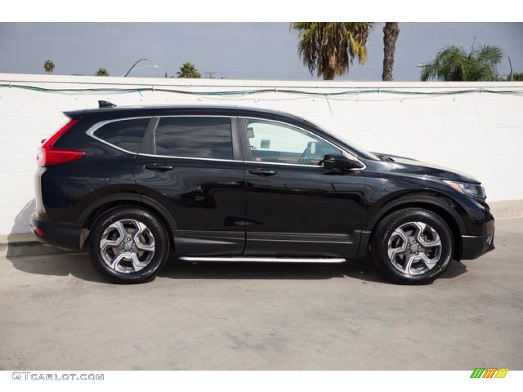 2018 CR-V EX - Crystal Black Pearl / Black photo #10