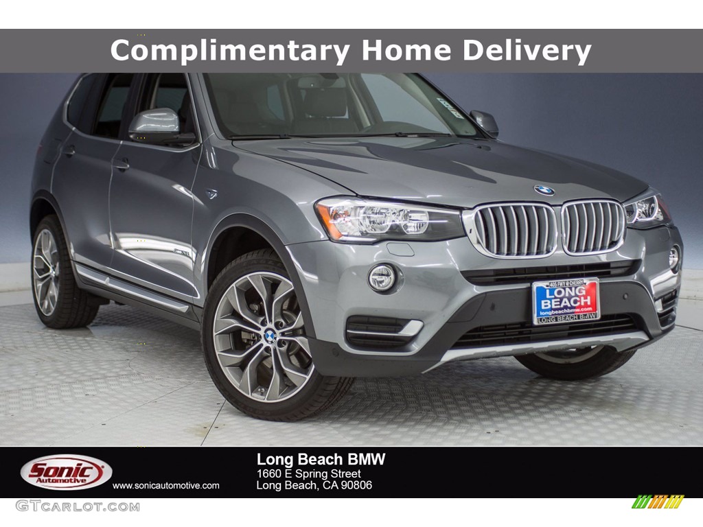 2017 X3 sDrive28i - Space Gray Metallic / Black photo #1